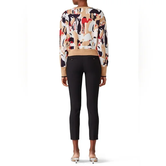 NWOT GREY Jason Wu Camel Intarsia Wool Blend Sweater Size M - Picture 7 of 16